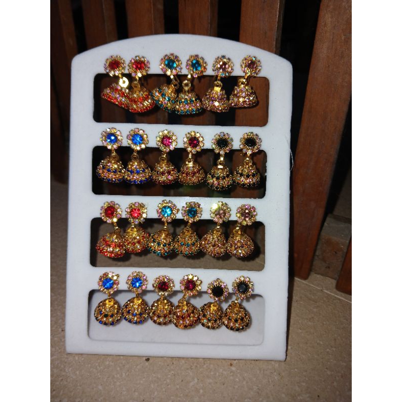 Anting jhumka India asli