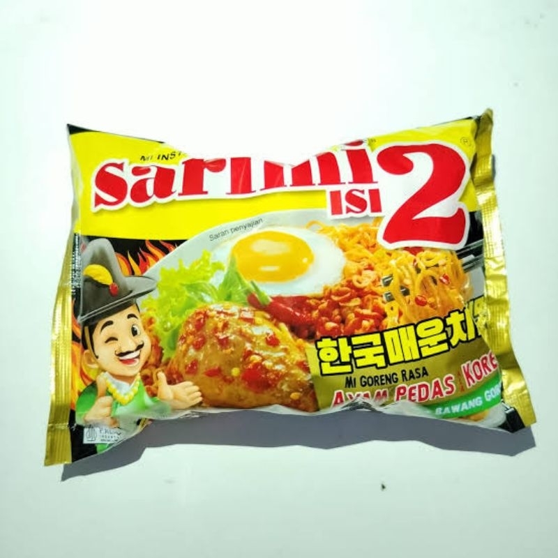 

Mie Instant Sarimi Isi 2 Mi Goreng Rasa Ayam Pedas Korea