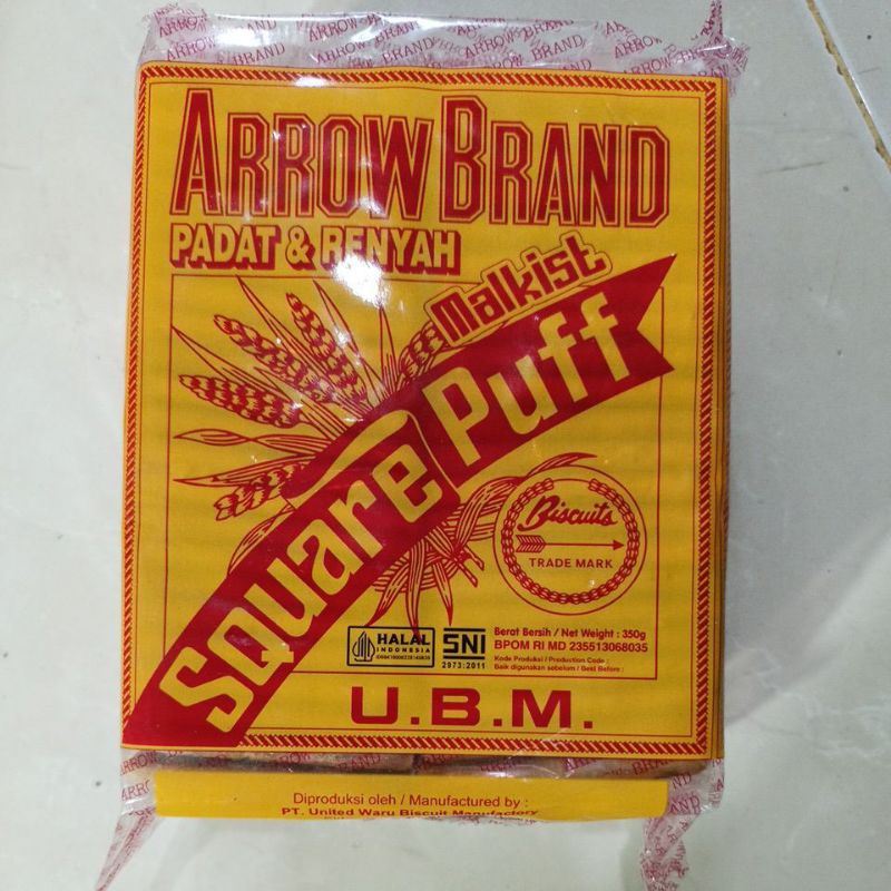 

ARROW BRAND BISKUIT CREAM CRACKER 350 GR