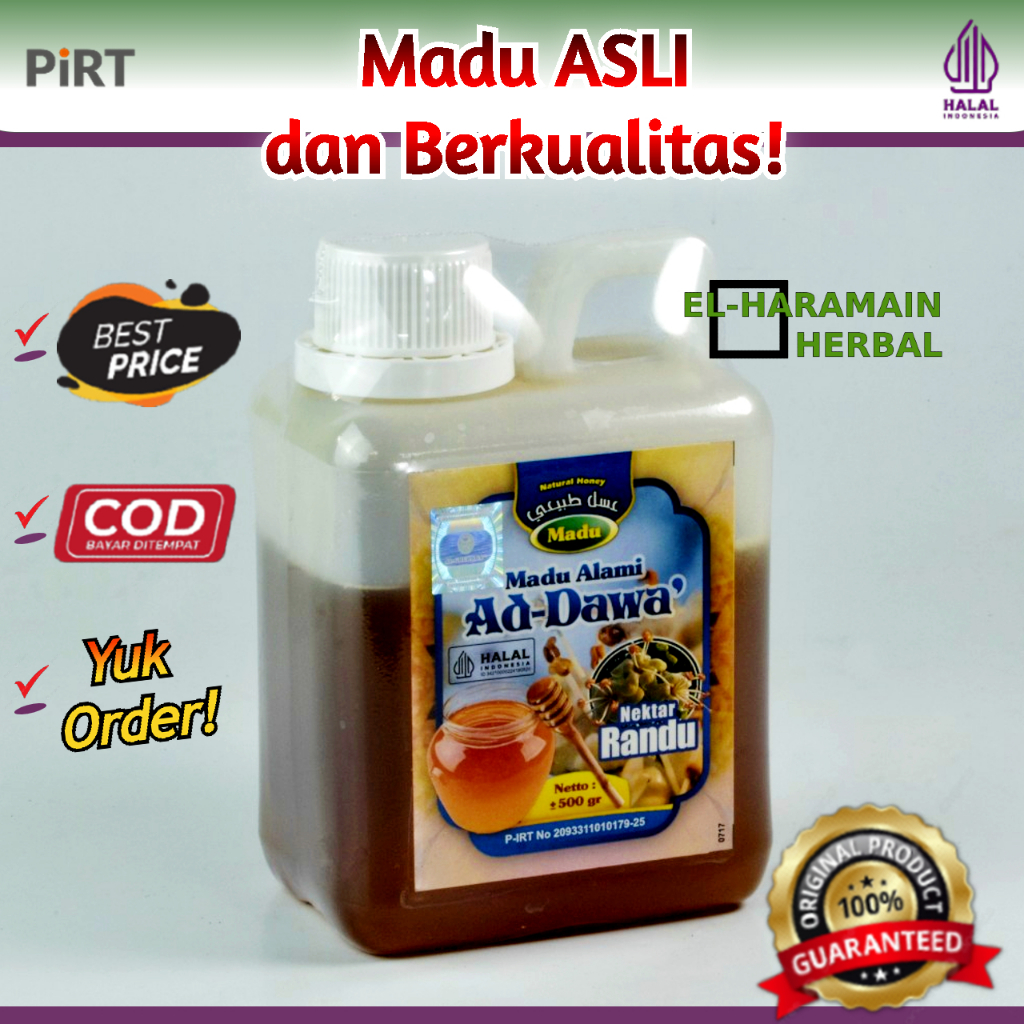 

Madu Randu Ad-Dawa 500 gr Jerigen