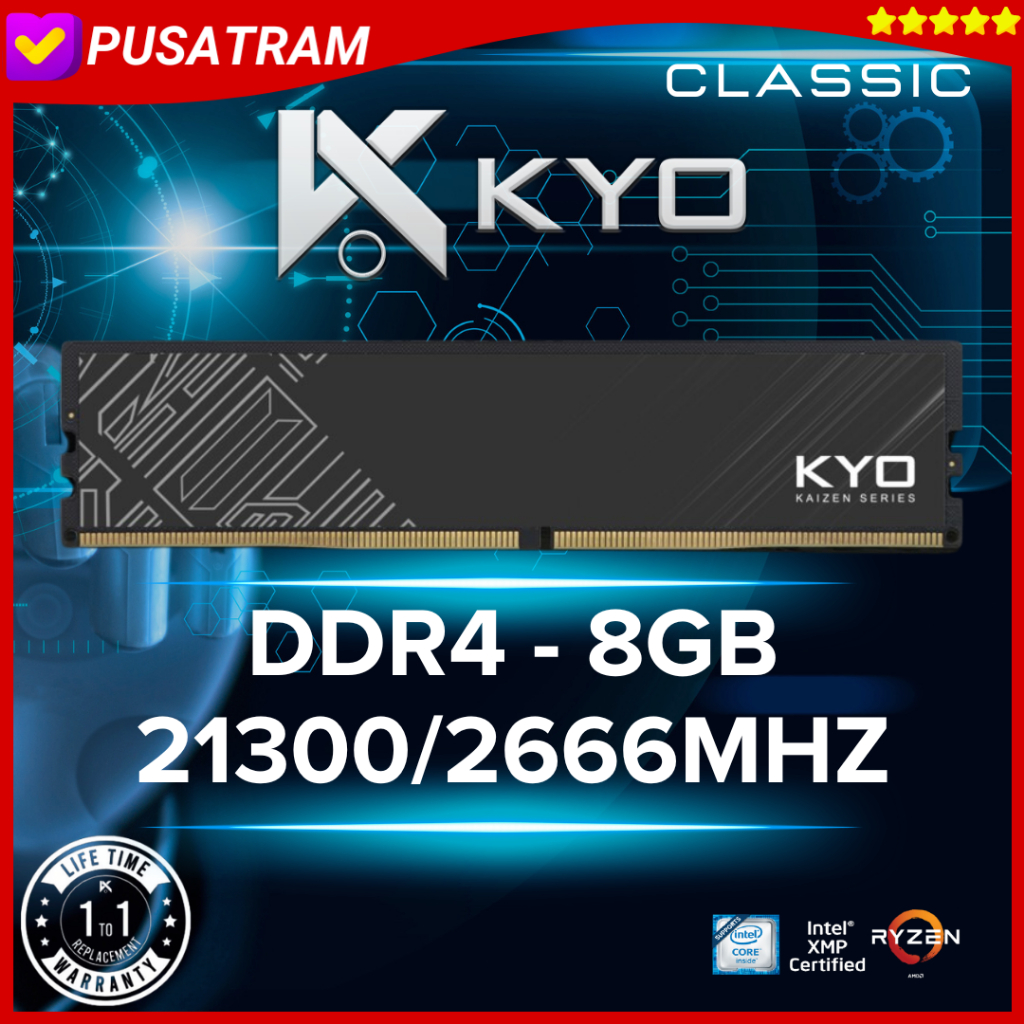RAM PC KAIZEN DDR4 8GB 21300 / 2666 MHz RAM PC DDR4 8GB 2666 MHz