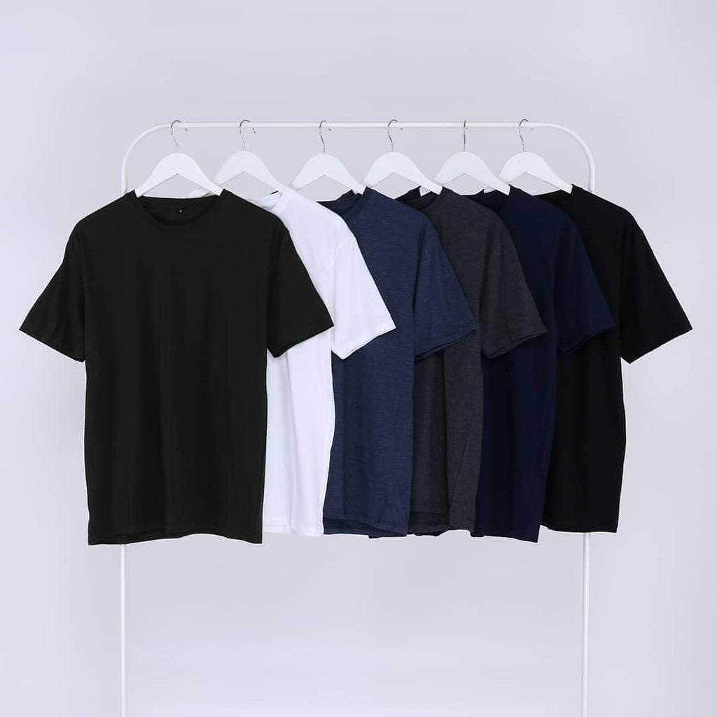 KAOS POLOS DISTRO DAPAT 4 KAOS | baju polos | kaos polos hitam | kaos hitam | kaos polos putih | kao