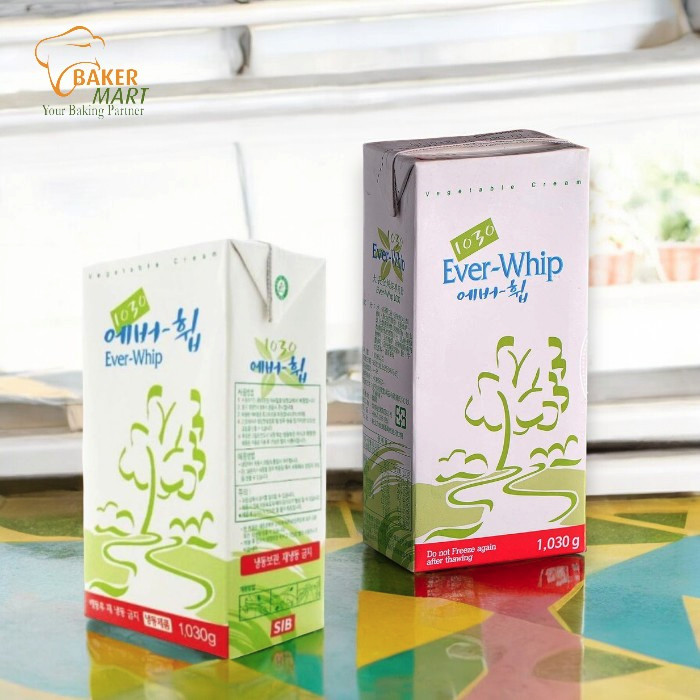 

Ever Whip Vegan Non Dairy Whipping Cream 1030 Gram