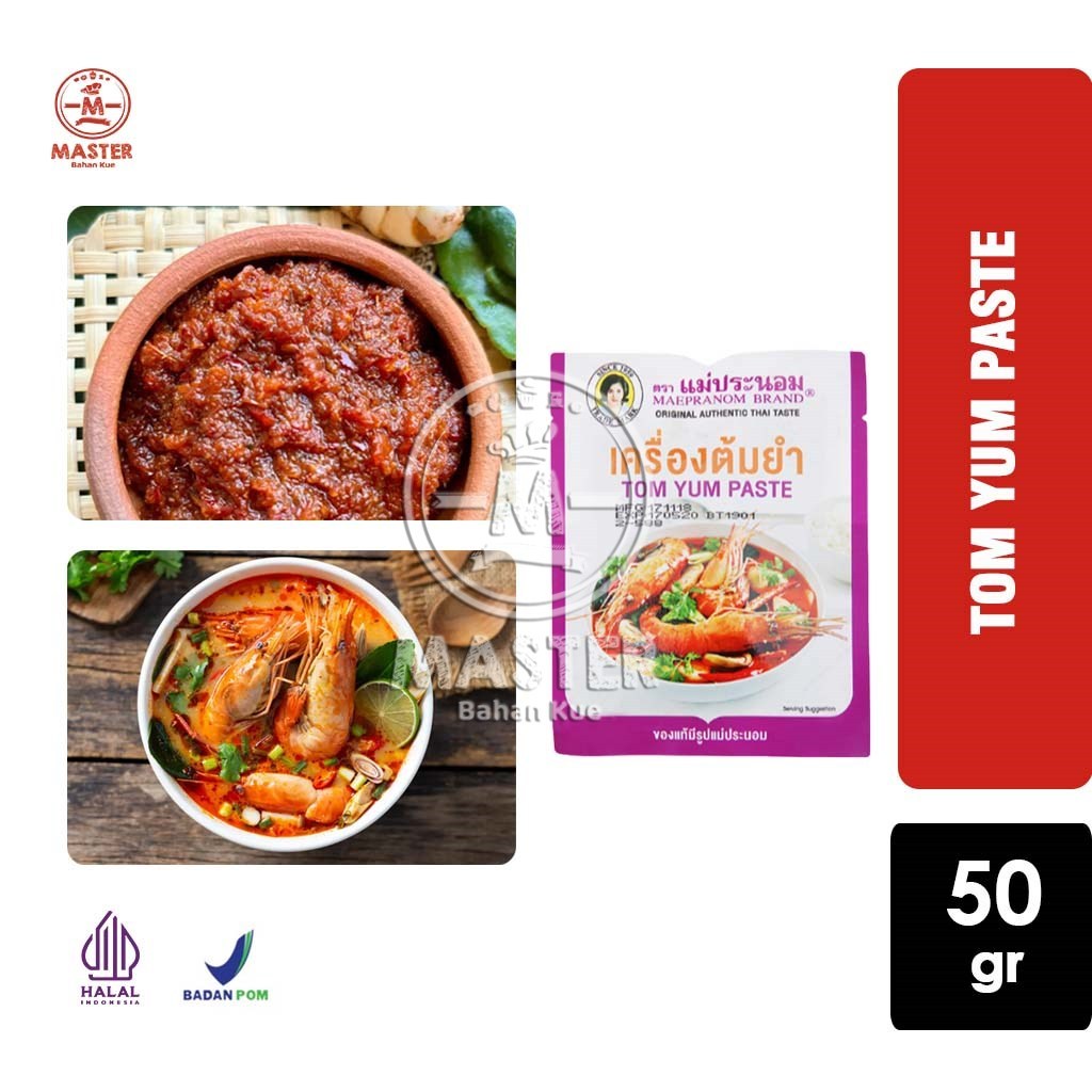 

Bumbu Tom Yum Maepranom Thailand Tom Yum Paste [50 gr]