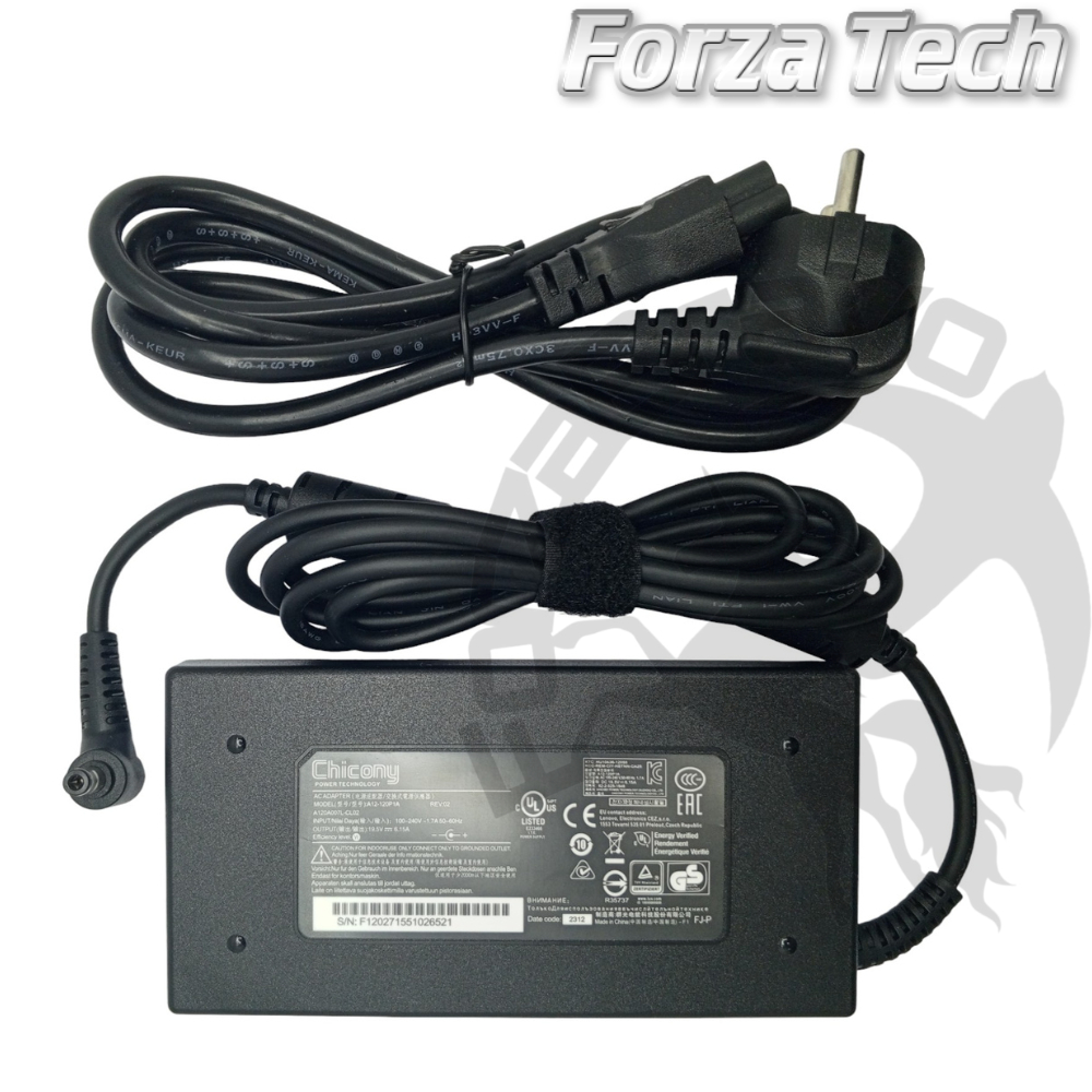 Adaptor Charger Casan Clevo N850HJ1, N85HK, W35 37ET, W355ST, W650SJ, W370ST, 19.5V 6.15A 5.5*2.5MM 