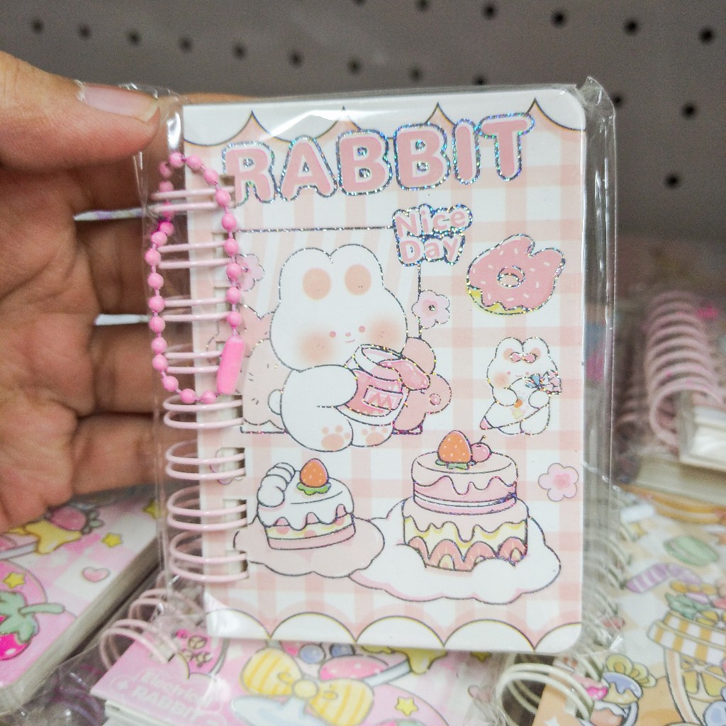 

MINI NOTEPAD MEMO NOTEBOOK CATATAN KECIL BUKU SAKU PINK RABBIT GANTUNGAN KUNCI KEYCHAIN ALAT TULIS STATIONERY HAMPERS SOUVENIR SUVENIR ULANG TAHUN ANAK
