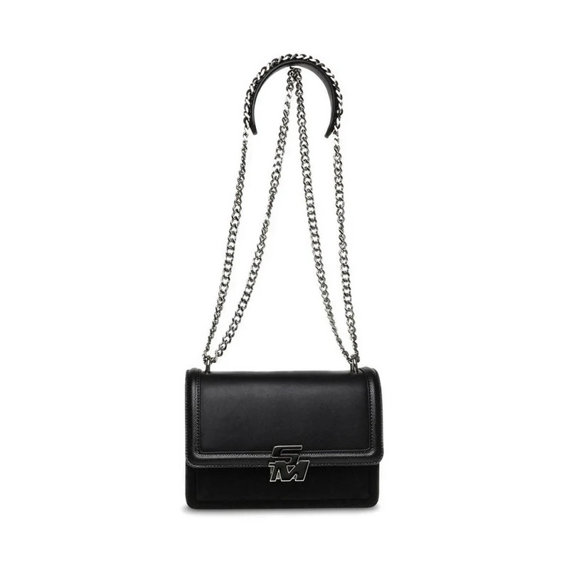 STEVE MADDEN BCHAZZ BLACK SHOULDER BAG