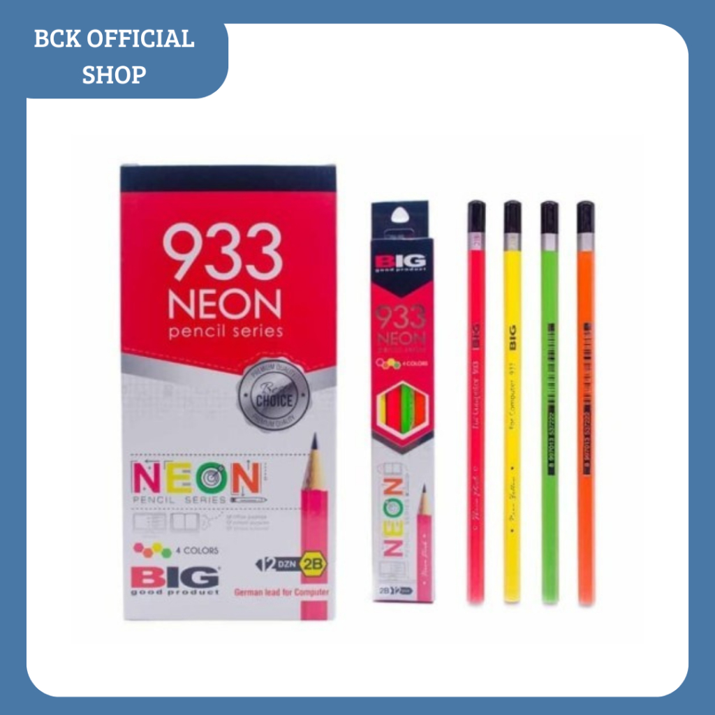 

Pensil 2B 933 BIG Neon (PCS)