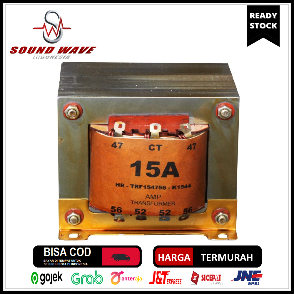 TRAFO 15A CT 56V KOTAK TEMBAGA MURNI BGR