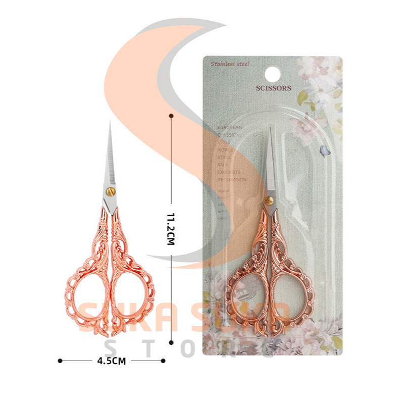 

RB Gunting Antik Vintage Craft Vintage Scissor Stylish Retro classic Gunting Benang klasik Estetik