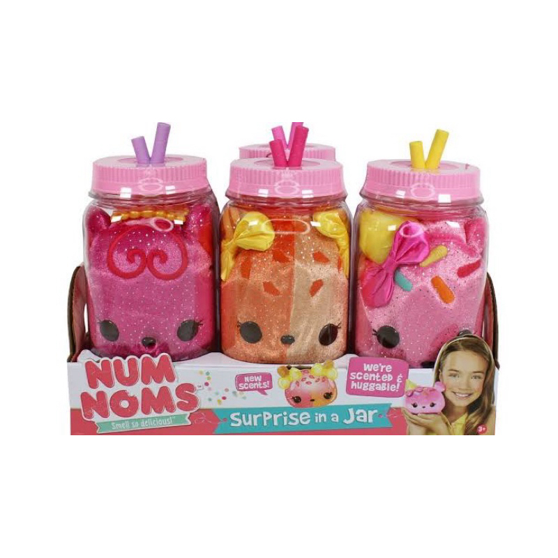 NUM NOMS SURPRISE IN JAR PLUSH TOYS MAINAN BONEKA ORIGINAL NUM NOMS