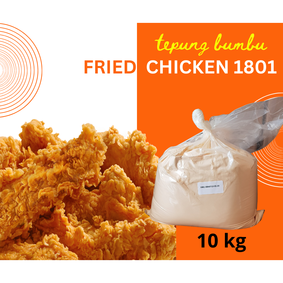 

Tepung Biang Fried Chicken 1801 , Kemasan 10 Lebih Hemat dan Lebih Murah.