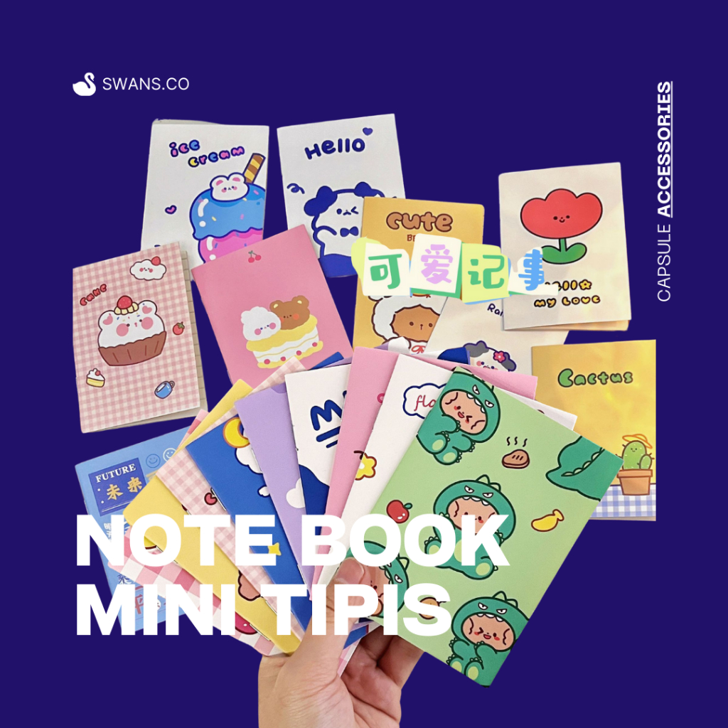 

SWANS.CO - NOTEBOOK MINI | MINI NOTEBOOK CARTOON