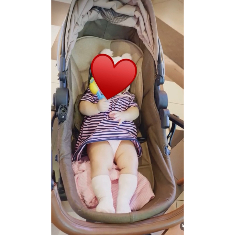 pre♥️ stroller baby Elle Onyx warna brown