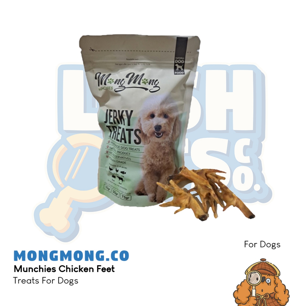 MongMong.Co Munchies Chicken Feet Dog Treats