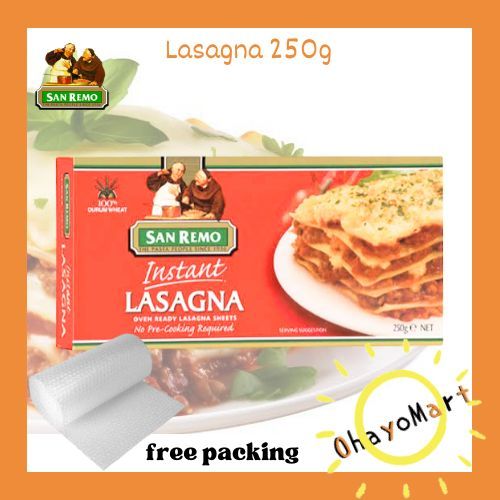 

San Remo Instant Lasagna / Instant Pasta 250g