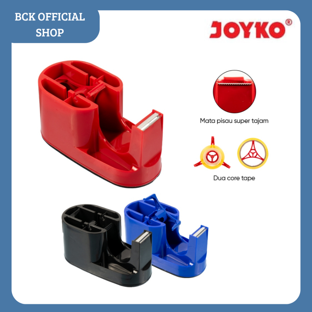 

Tape Cutter Tape Dispenser Pemotong Pita Perekat TD-09N Joyko (PCS)