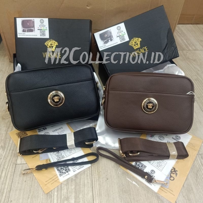 Tas Versace 2in1 handbag tas selempang import
