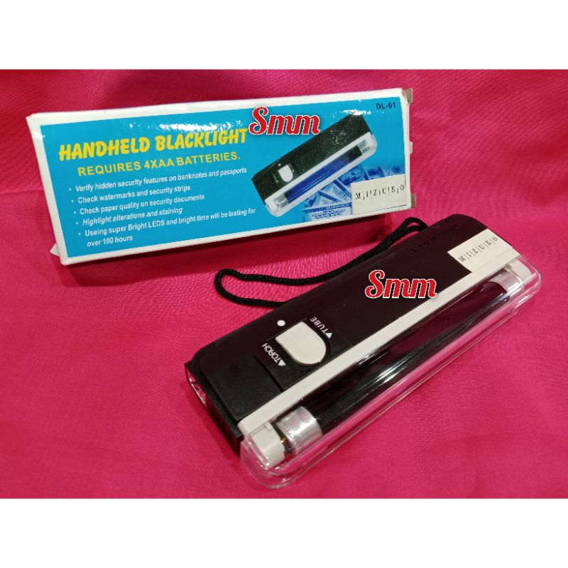 MONEY DETECTOR UANG PALSU/LAMPU UV ALAT DETEKSI UANG PALSU PORTABLE