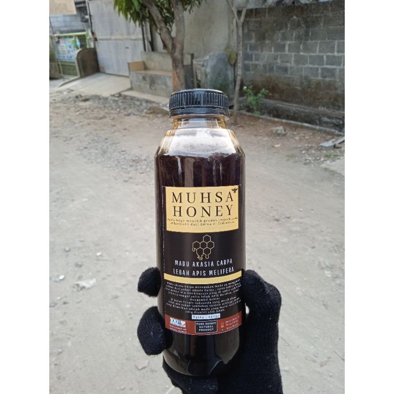 

Madu Muhsa Honey MURNI ASLI Nektar Akasia Carpa 650gr