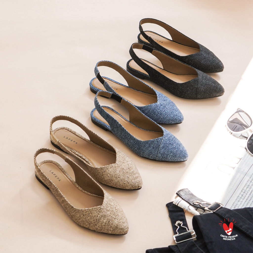 Lapepa KIREI Sepatu Tali Wanita Model Keren Kekinian