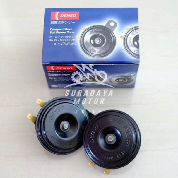 Klakson Denso Stereo Suara AVANZA KIJANG Set 2pcs High Low Double Disc Mobil Motor Original Ori ASLI