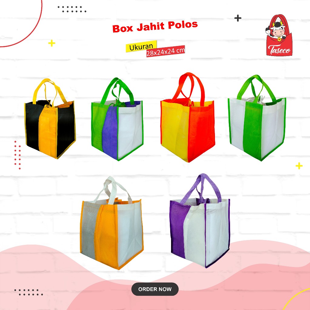 

TASECO Tas Hajatan Tas Kotak Nasi Tas Besek Tas Syukuran Kain Box Nasi Tas Nasi Box 24x24 Tas Berkat Dus Nasi 28X24X24