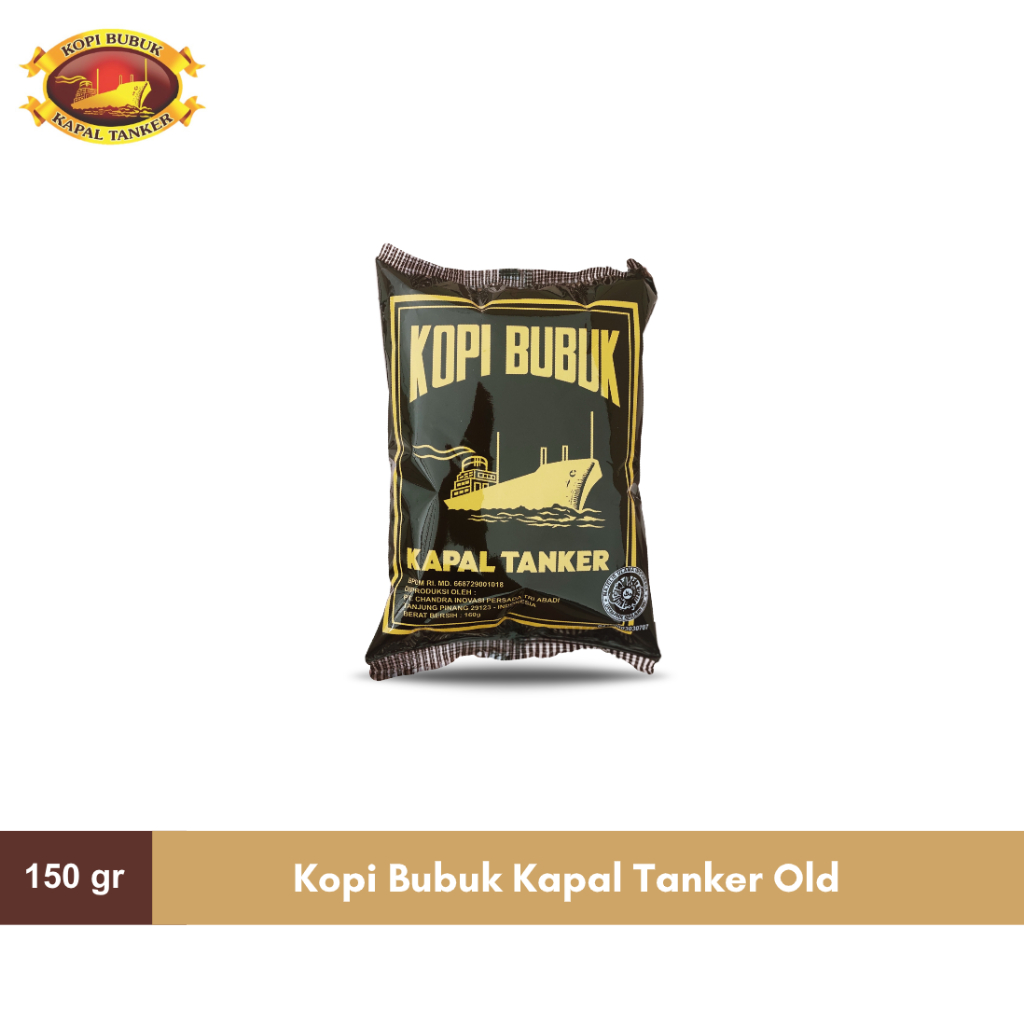 

Kopi Bubuk Kapal Tanker Old - 150 Gr