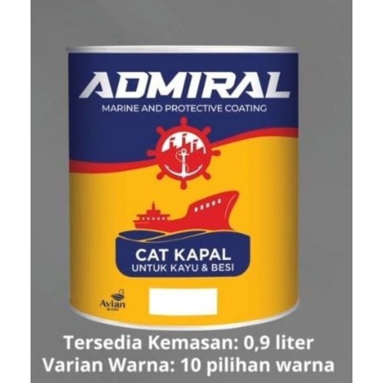 

KODE A1V3 CAT KAPAL PERAHU KAYU BESI ADMIRAL 9 Liter 1 KG THINER ADMIRAL 1LITER