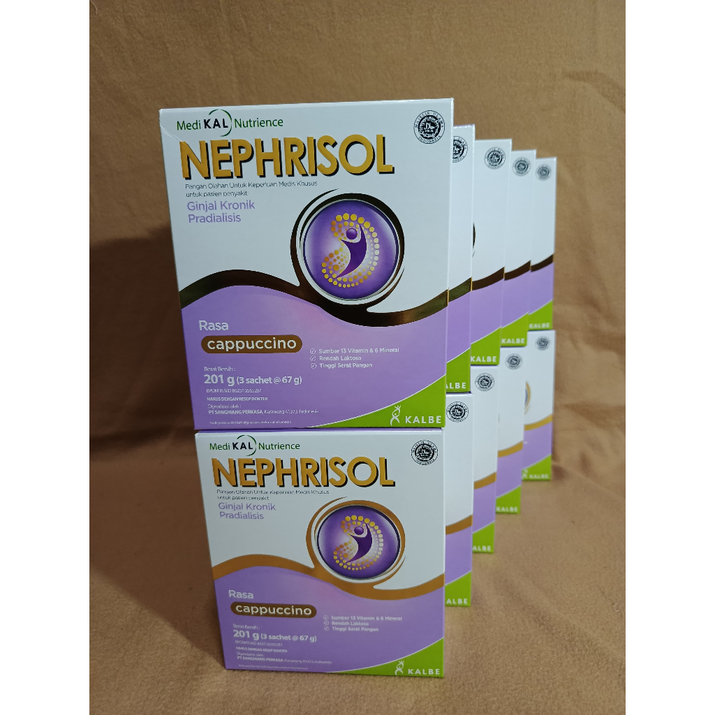 

Bundle Nephrisol Susu Vanilla Cappucino 10 box
