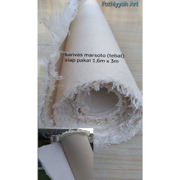 

KODE E7G2 KANVAS ROLL TEBAL SIAP LUKIS UK 16m x 3m GROSIR LANGSUNG PENGRAJIN