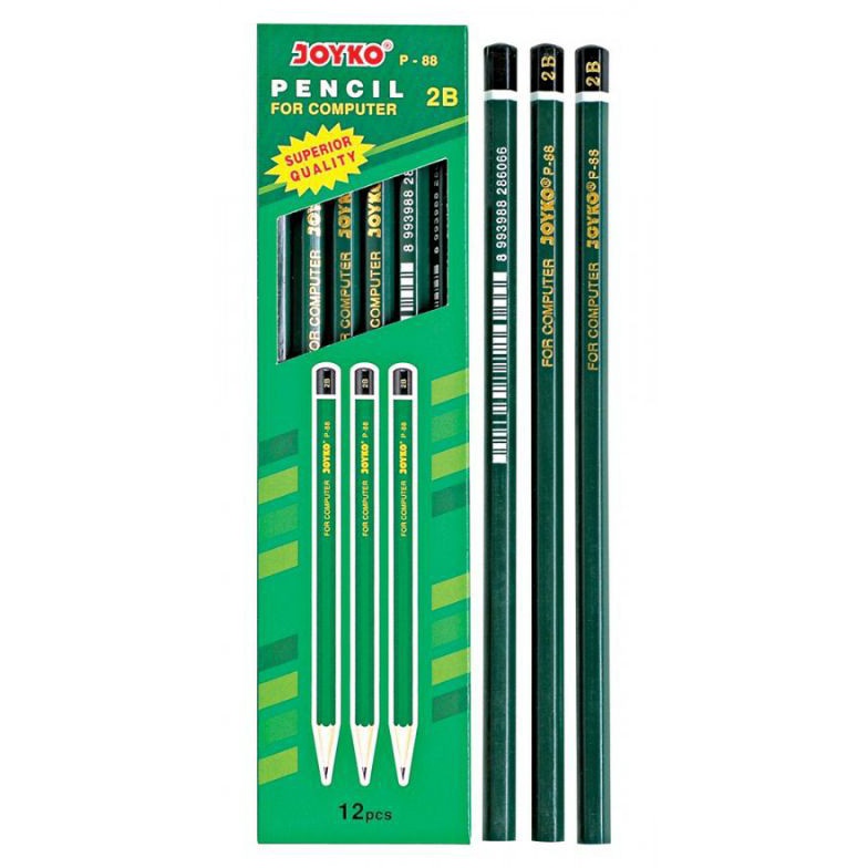 

Pencil 2b Joyko P88 harga tertera 4 lusin 48 pcs KODE R9N1