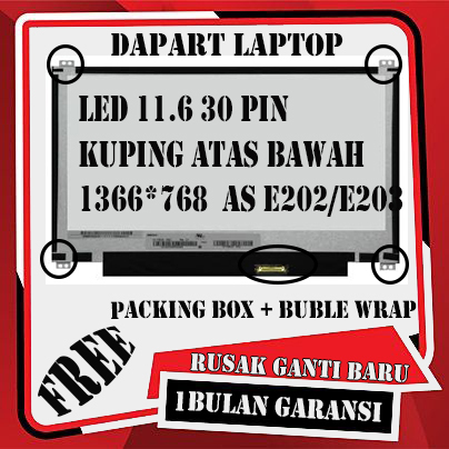 Layar Led Lcd Laptop Asus vivoBook E203mah E203 E203N E203M