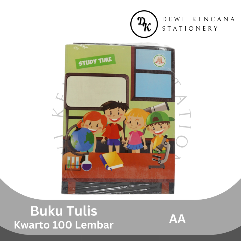 

Buku Tulis Kuarto 100 Lembar AA 1 Pak Isi 5 Buku