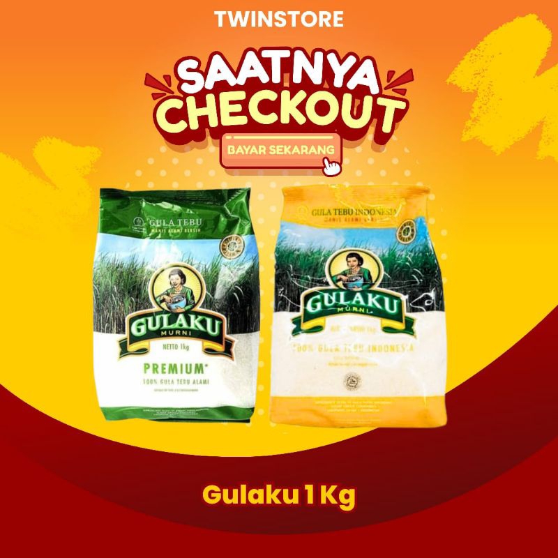 

PROMO TERMURAH || Gula Pasir Kemasan Gulaku dan varian merk 1kg