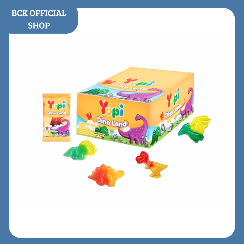 

Yupi Candy Gummy Dinoland 24x7gr (1Box)