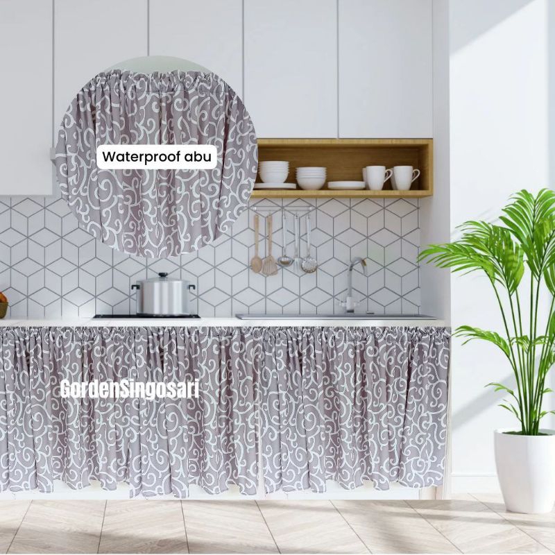 Gorden Kolong Dapur Wastafel Waterproof