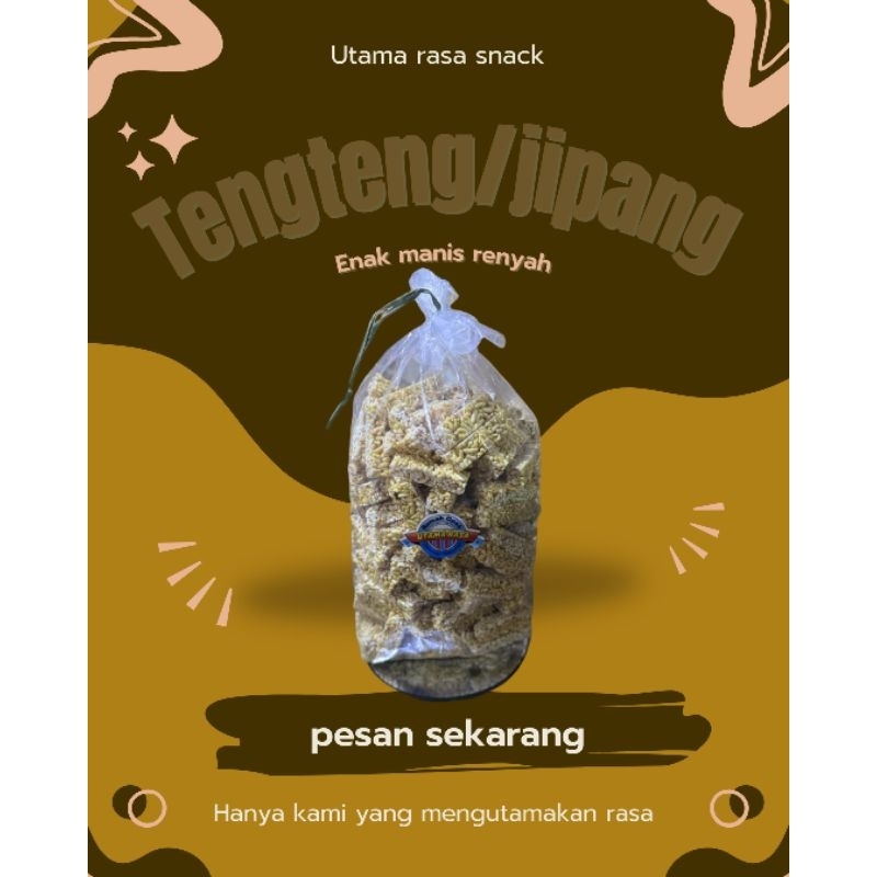 

Tengteng manis spesial beras 1kg/tengteng jipang /oleh oleh khas tasikmalaya