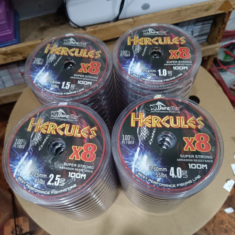 BENANG PE HERCULES X8 SENAR PE SENAR PANCING  MEMANCING