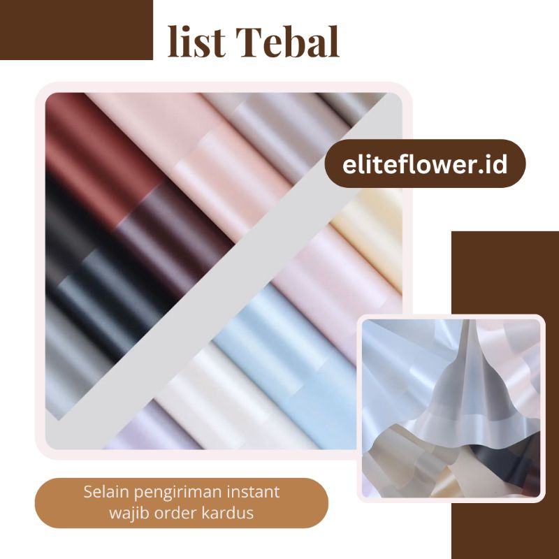 

Kertas Buket Bunga | Kertas Cellophane | Flower Wrapping Paper