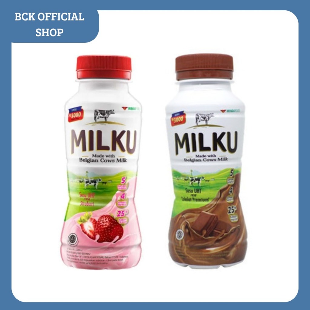 

Milku Susu UHT Coklat/ Stroberi 200ml (pcs)