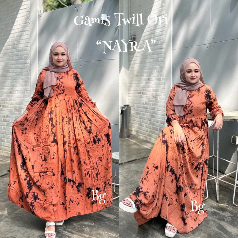 Gamis Twill Nayra ori bg collection