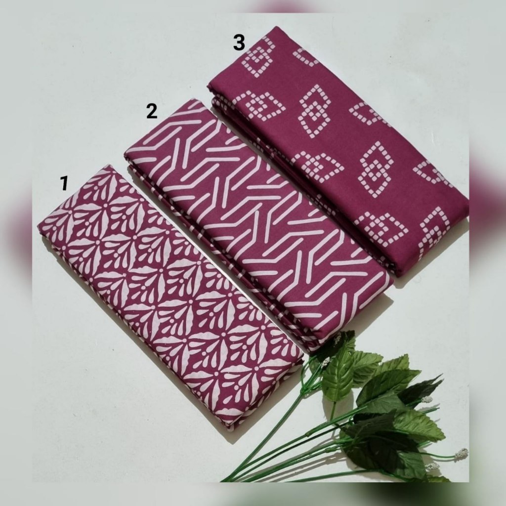 Handmade Kain batik pekalongan cap manual lilin malam seri warna taro