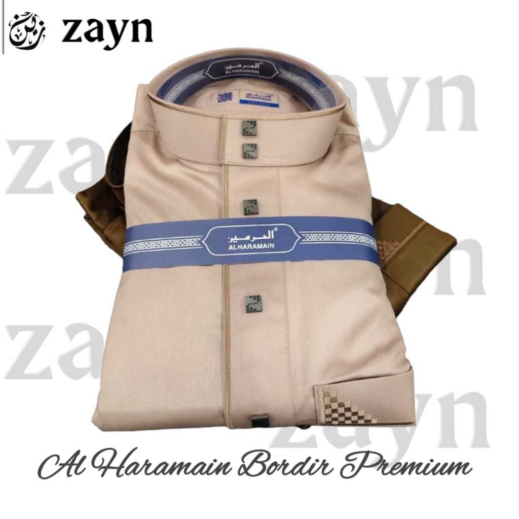 Jubah Al Haramain Bordir Bata Premium Terbaru