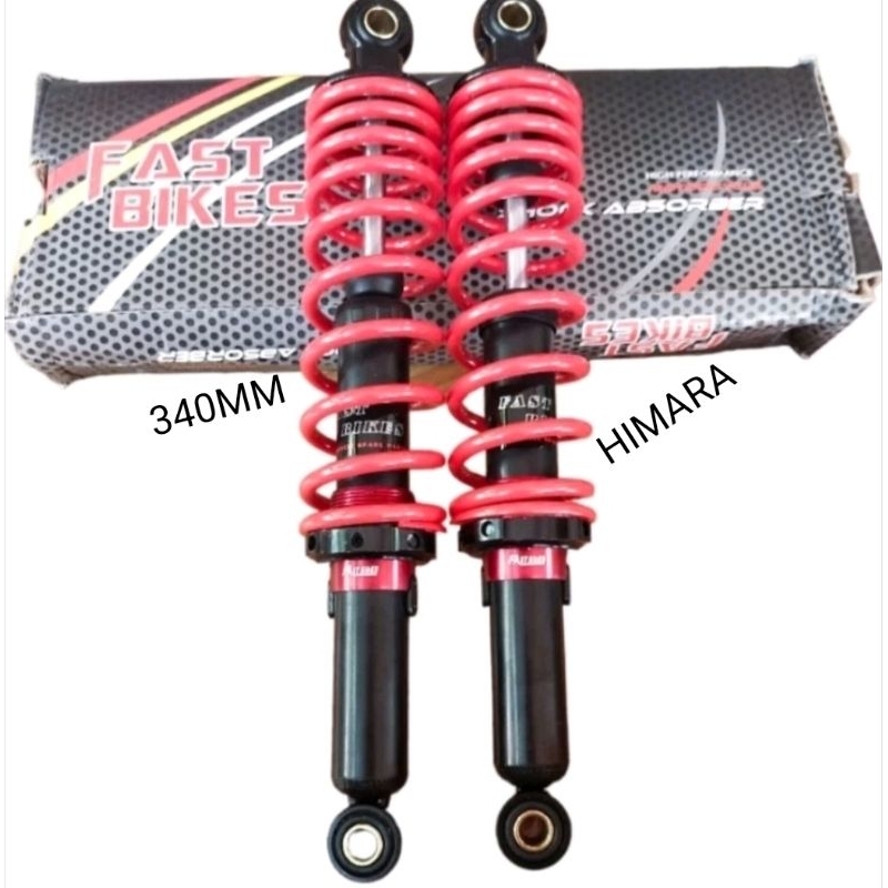 SHOCK BELAKANG 280&340MM FIZR VEGA RX KING GLPRO MEGAPRO WIN SUPRA KHARISMA FASTBIKES