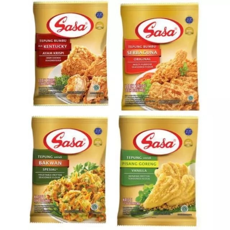 

HR Mart 32gr Sasa Tepung Bumbu Serbaguna Sasa Tepung pisang Goreng Sasa Tepung