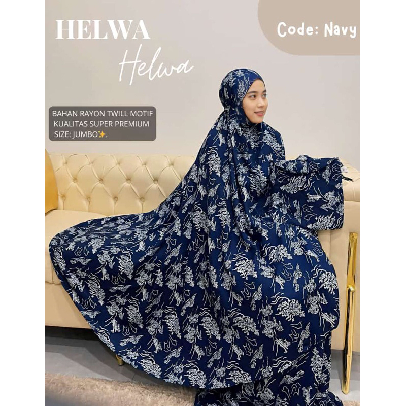 Mukena Helwa mukena rayon mukena jumbo mukena rayon twill mukena motif mukena lebaran