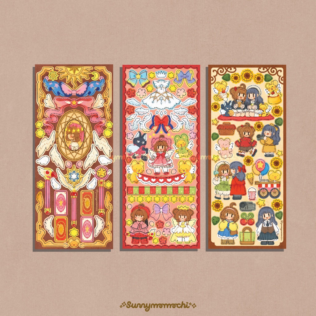 

Magical Girl Pvc Stickers | sunnymomochi