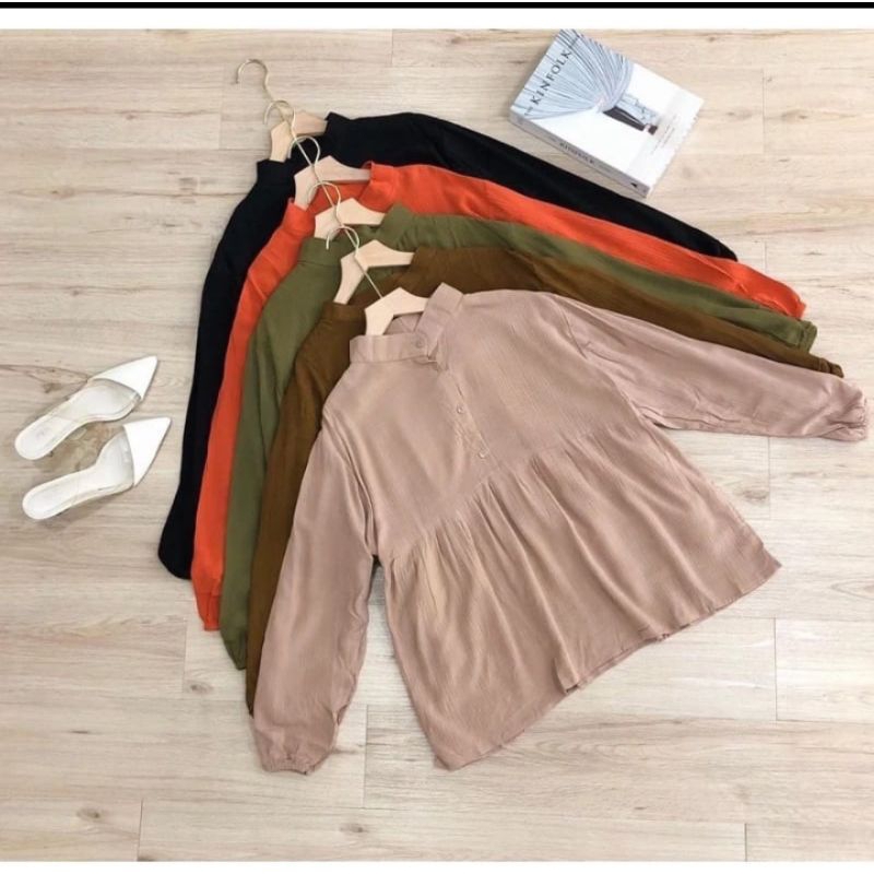 Raisa Blouse BLOUSE KEKINIAN/ATASAN KEKINIAN/ATASAN WANITA/BLOUSE WANITA, BLOUSE KEKINIAN