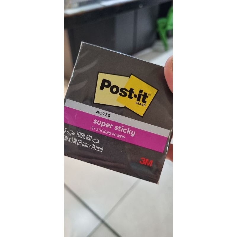 

Sticky notes hitam 3M 5 warna warna baru